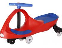 Гравитационный самокат Swing Car, синий цв./красный цв.