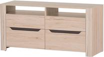 ТВ стол Szynaka Meble Desjo 21, дубовый цв., 118 см x 42 см x 58 см