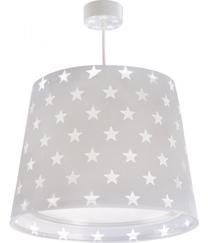 Valgusti rippuv Dalber Stars Grey, E27, 1 x 15 W, valge v./hall v. / valge v., 25 x 33 cm