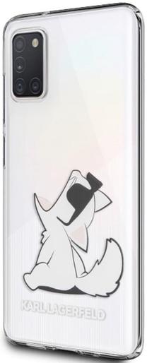 Telefona vāciņš Karl Lagerfeld Choupette Fun Galaxy A31, caurspīdīga krās., Samsung