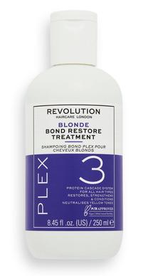 Matu toniks Revolution Haircare Plex 3 3 Blonde Bond Restore Treatment, 250 ml