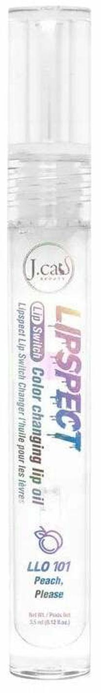 Lūpu eļļa J.Cat Beauty Lipspect Color Changing, 3.5 ml, peach, please krās., 101