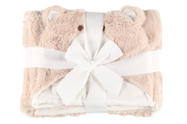 Pledas 4Living Teddy, balta sp./smėlio sp., 100 cm x 140 cm