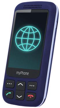 Mygtukinis telefonas MyPhone HALO S Plus, 128 MB, mėlyna sp.
