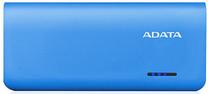 Lādētājs-akumulators (Power bank) Adata PT100, 10000 mAh, zila krās./balta krās.