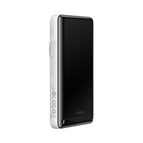 Nešiojamas įkroviklis (Power bank) Baseus Magnetic, 10000 mAh, balta sp.