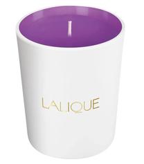 Svece, aromātiskā Lalique Les compositions parfumées electric purple, 40 h, 190 g, balta krās.