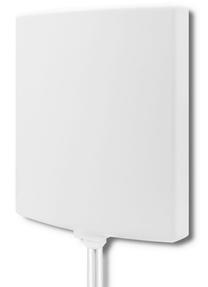 Точка беспроводного доступа Qoltec 5G LTE Antenna 57022 Outdoor, 3.8 ГГц, белый цв.