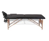 Массажный стол Vangaloo Black 2-Zone, 186 см, 14.5 кг