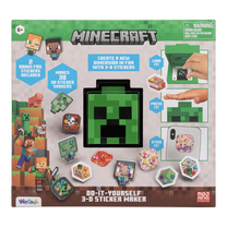 Наклейка, c аксессуарами WeCool Minecraft, зеленый цв.