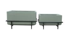 Puķu pods Domoletti LT23606+B, keramika/māls, 40 cm x 18 cm, Ø 40 cm, zaļa krās.