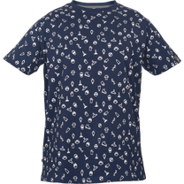 T-krekls vīriešu Cerva Sali, zila krās./balta krās., 3XL izmērs
