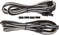 Vads Corsair PCIe, 0.65 m, balta krās./melna krās.