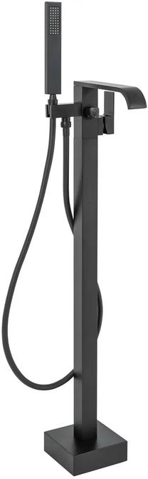 Напольный смеситель для ванной комнаты Rea Carat Free-standing, черный цв.