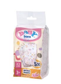 Подгузники для кукол Zapf Creation Baby born 838358, белый цв.
