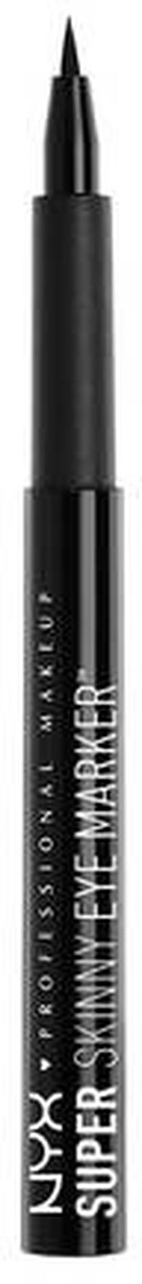 Acu laineris NYX Professional Makeup Super Skinny, 1.1 ml, carbon black krās.