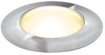 Įleidžiamas lauko šviestuvas SLV Power Trail-Lite, 1W, LED, IP67, sidabro sp., 4.1 cm x 6.5 cm