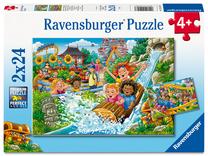 Пазл 2in1 Ravensburger Amusement Park Fun, 18 см x 26 см, 48 шт., многоцветный