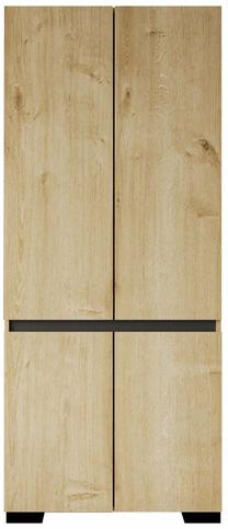 Spinta Kalune Design Floransa 90, antracito sp./sapphire oak sp., 52 cm x 90 cm x 210 cm