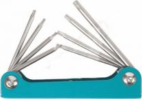 Šešiakampių raktų rinkinys Forsage F-5087F, šešiakampis, 15.5 cm, 8 vnt.