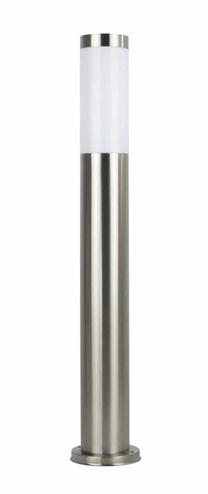 Brīvi stāvošs āra gaismeklis Su-Ma Inox ST 022-650, 40W, E27, IP44, sudraba krās., 6.5 cm x 65 cm