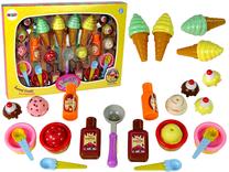 Rotaļu virtuves piederumi, saldumu komplekts Lean Toys Cake Series Sweet Treats, daudzkrāsaina