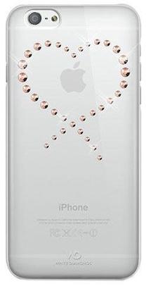 Telefona vāciņš White Diamonds, zelta krās., Apple