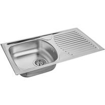 Virtuvinė plautuvė Alveus Basic 170, nerūdijantysis plienas, 78 cm x 43 cm x 14 cm, nerūdijančiojo plieno sp.