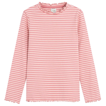 Футболка с длинными рукавами, классическая, для девочек Cool Club Stripes CCG2721672, светло-розовый цв., 164 см