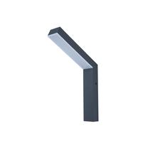 Āra sienas lampa Domoletti Duty, 23W, LED, IP54, tumši pelēka krās., 5.3 cm x 34.5 cm