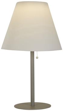 Lauko stalo šviestuvas Searchlight Venice, 1.6W, LED, IP44, sidabro sp., 38 cm x 68 cm