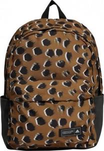 Mokyklinė kuprinė Adidas Classic GFX2, ruda sp./juoda sp., 43 cm x 35 cm x 15 cm