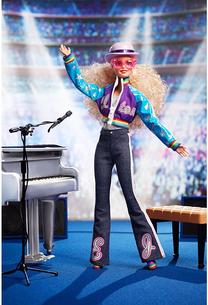 Кукла Mattel Barbie Elton John Barbie GHT52, 30 см, многоцветный