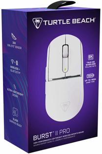 Belaidė žaidimų pelė Turtle Beach Burst II Pro (TBM-2102-15), 2.4 ghz / bluetooth / usb, balta sp.
