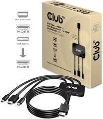 Vads Club 3D CAC-1630, HDMI male, 2 m, melna krās.