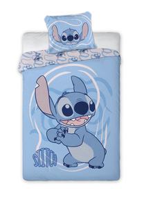 Patalynės užvalkalų komplektas Disney Lilo & Stitch, žydra sp., 70 x 90 cm, 140 x 200 cm, 2 d.