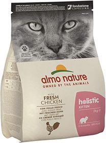 Sausas kačių maistas Almo Nature Holistic Kitten With Fresh Chicken, vištiena, 2 kg