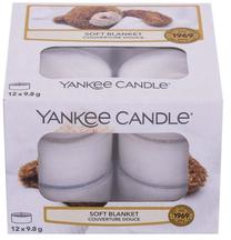 Žvakė, aromatinė Yankee Candle Soft Blanket, 4 - 6 h, 117.6 g, 12 vnt., balta sp.