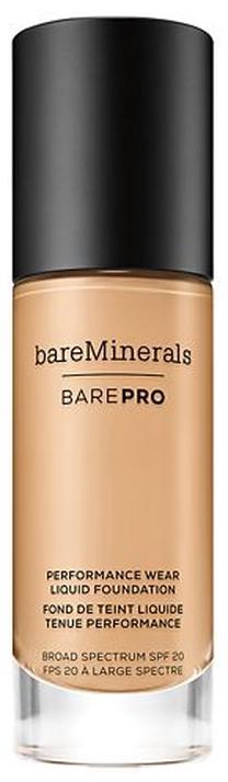 Skystas makiažo pagrindas Bare Minerals BarePro Performance Wear 15.5, SPF 20, 15.5 butterscotch, 30 ml