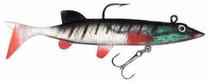 Vibrēšanas ierīce Jaxon Magic Fish TX-M C 1211613, 10 cm, 17 g, sudraba krās./melna krās./sarkana krās., 5 gab.