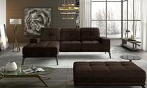 Kampinė sofa Torrense Dora 28, ruda sp., kairinė, 175 x 265 cm x 98 cm