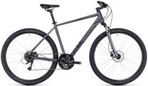 Велосипед гибридный Cube Nature, 29 ″, 23" рама, графитовый цв.