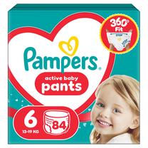 Sauskelnės-kelnaitės Pampers Pants, 6 dydis, 13 - 19 kg, 84 vnt.