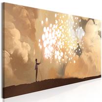 Reprodukcija Artgeist Fluttering Balloons DKNW1743XL, 135 cm x 45 cm