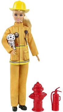 Lėlė Mattel Barbie Firefighter Doll, 30 cm
