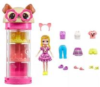 Фигурка-игрушка Mattel Polly Pocket Polly Pocket Style Spinner Fashion Closet HKW06, многоцветный