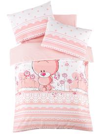 Детский комплект постельного белья Mijolnir Pinky 170PTK2034, белый цв./розовый цв., 100 x 150 cm