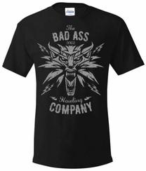 T-krekls, universāls DEVplus The Witcher Howling Company T-Shirt, melna krās., s