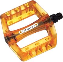 Pedalas Force, plastikas, oranžinė sp.