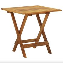 Dārza galds VLX Bistro Table 41435, brūna krās.